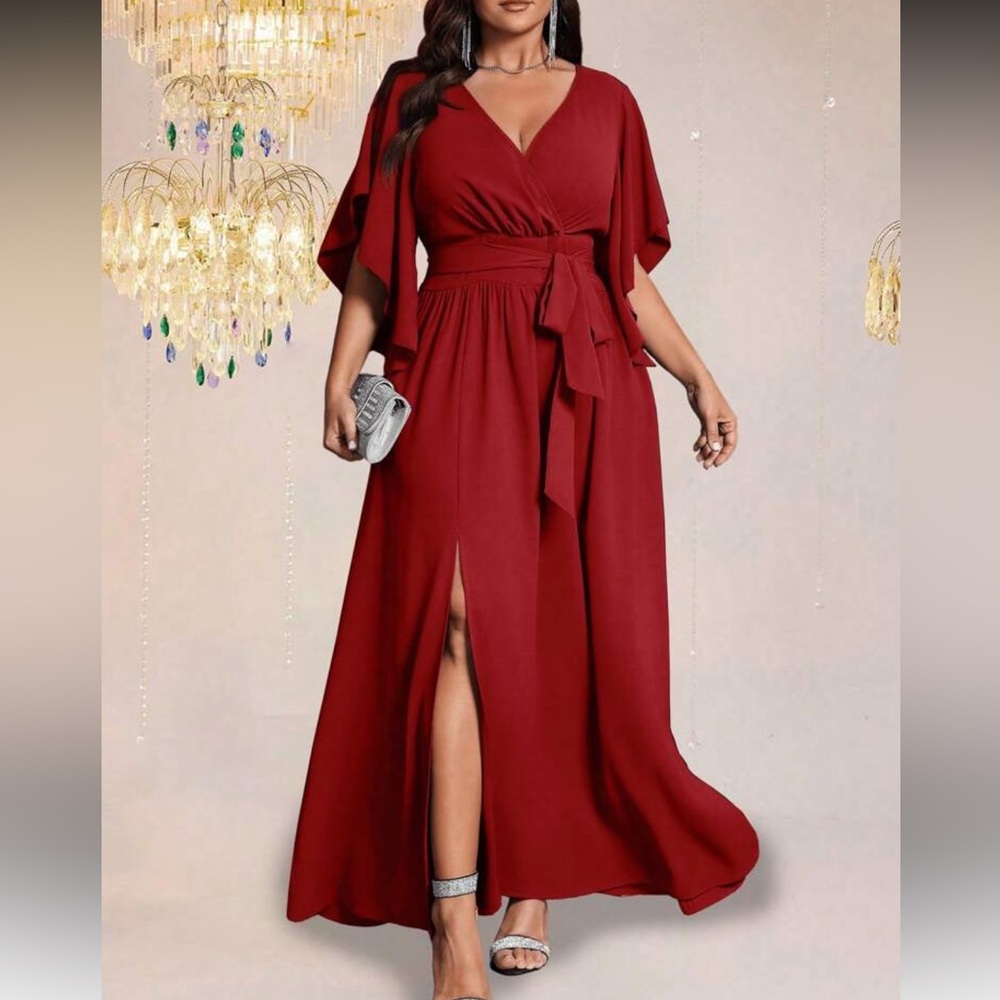 Elegant Light Purple Maxi Dress - Picture 10 of 16